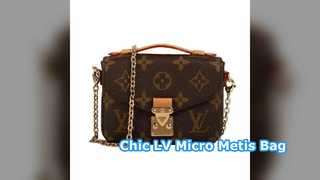 กระเป๋า LV Micro Metis Monogram สีน้ำตาล สไตล์ดีไซเนอร์