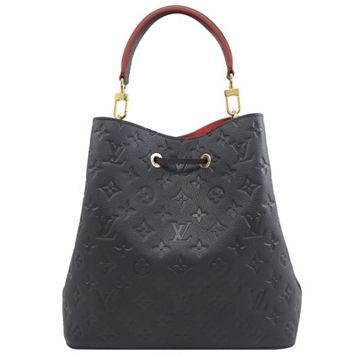 กระเป๋าถือสตรี LV Colorblock Branded NÉONOÉ MM Bucket Bag หนังเม็ดเล็ก