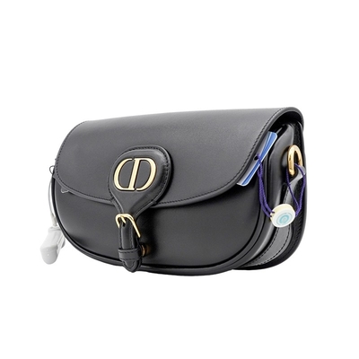 กระเป๋าสะพายข้างหนังลูกวัวสีดำ Dior Bobby East West Bag Hobo