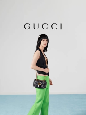 กระเป๋าสะพาย GG Marmont Marmont Matelassé Mini Bag Flap