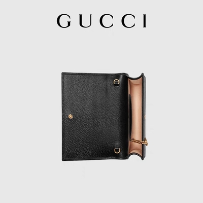 กระเป๋า Messenger ตรา ODM Gucci Diana Wallet On Chain Bamboo Lock