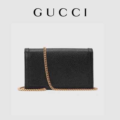 กระเป๋า Messenger ตรา ODM Gucci Diana Wallet On Chain Bamboo Lock