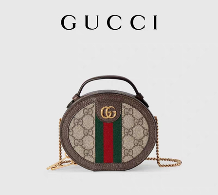 กระเป๋าถือสุภาพสตรีแบรนด์ GUCCI Ophidia Mini Designer กระเป๋าสะพายผ้าใบ ODM