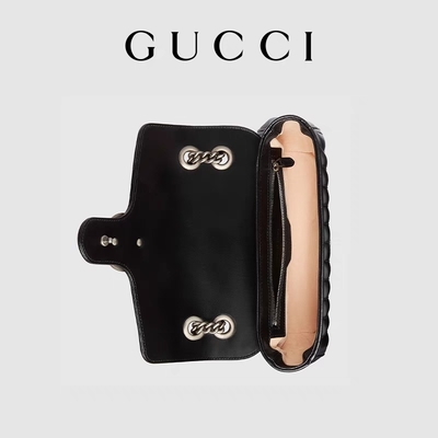 GUCCI GG Branded Messenger Bag กระเป๋าสะพาย Marmont Small Quilted Leather