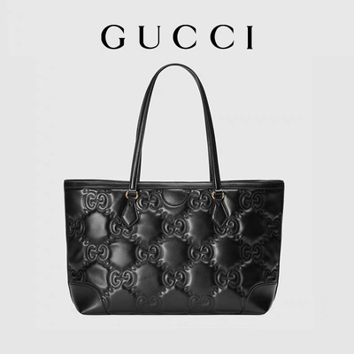 กระเป๋าสะพายยี่ห้อ Matelassé Chevron GG Quilted Leather Tote Bag