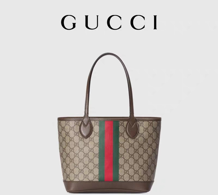 กระเป๋าสะพายข้างสีน้ำเงินเบจ Ophidia GG Small Shoulder Bag