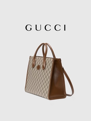 Small GUCCI Designer Supreme Tote Bag GG Mens Designer Tote ODM