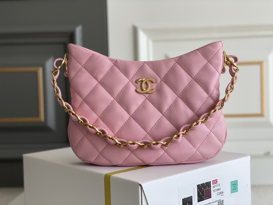 Chanel AS3562 Small Hobo Armpit Hippie Tote Bag กระเป๋าสะพาย 2022 ฤดูใบไม้ร่วงฤดูหนาว