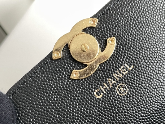 Classic Gold Double C Grain Leather Chanel 2way Bag AP3020