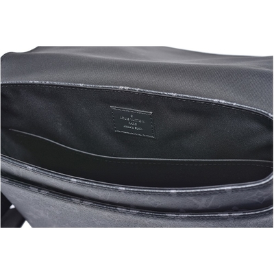 OEM Cowhide Branded กระเป๋าสะพายไหล่บุรุษ Louis Vuitton District PM Messenger Style