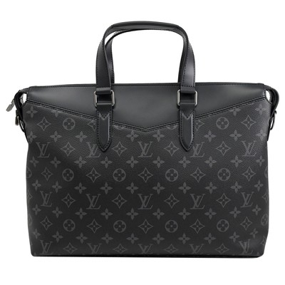 M40566 Man Business Branded Mens Bag โมโนแกรม LV Briefcase Explorer Black Dual Purpose