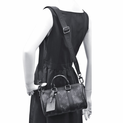 Man Eclipse Canvas Keepall New Speedy Bandouliere 25 กระเป๋าสะพายข้าง M46271