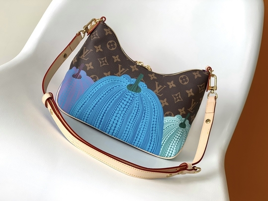 กระเป๋า Monogram LV Boulogne ผ้าแคนวาสเคลือบพิมพ์ลายฟักทอง