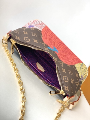 กระเป๋า Monogram LV Boulogne ผ้าแคนวาสเคลือบพิมพ์ลายฟักทอง
