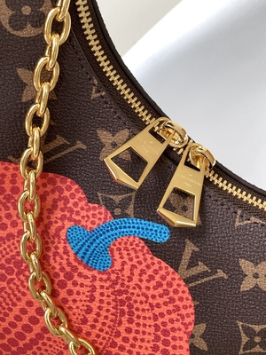 กระเป๋า Monogram LV Boulogne ผ้าแคนวาสเคลือบพิมพ์ลายฟักทอง
