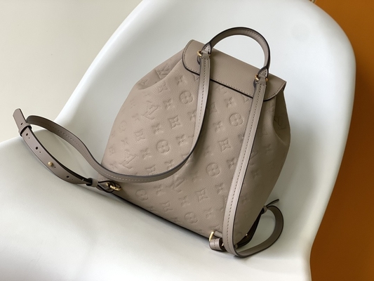 LV Designer Brand Backpack Louis Vuitton Monogram Montsouris Backpack Pink Black