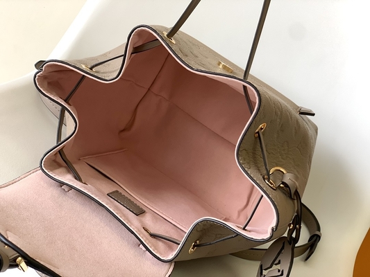 LV Designer Brand Backpack Louis Vuitton Monogram Montsouris Backpack Pink Black