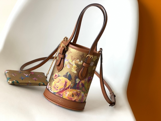 Louis Vuitton Neverfull Bucket Bags ดอกไม้เมทัลลิค M81724