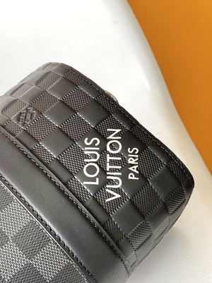 บุรุษแบรนด์เนม LV Keepall BandoulièRe 25 Checkerboard Messenger Bag