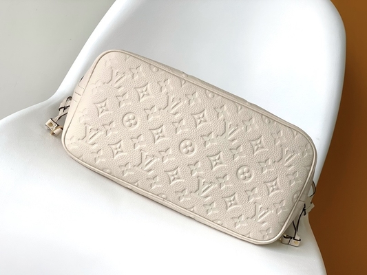 กระเป๋าโท้ท Monogram Canvas Neverfull MM Beige มือสอง