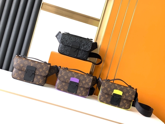 Charm S Lock Louis Vuitton Monogram Macassar Barrel กระเป๋า Messenger