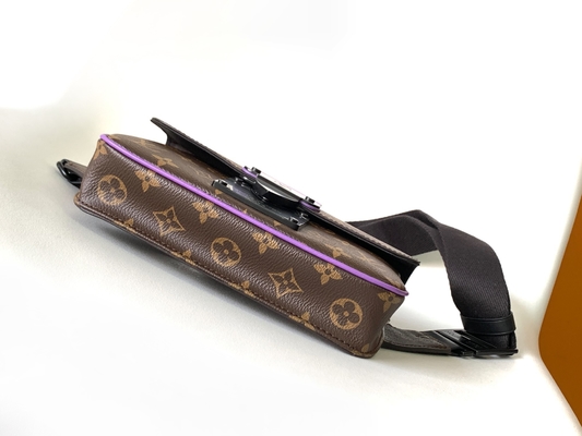 Charm S Lock Louis Vuitton Monogram Macassar Barrel กระเป๋า Messenger