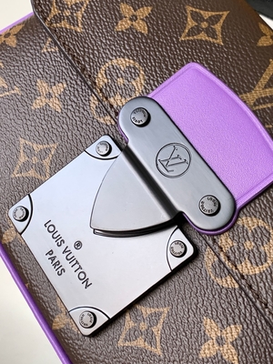 Charm S Lock Louis Vuitton Monogram Macassar Barrel กระเป๋า Messenger