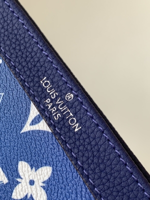 Gaston ขนาดเล็ก Louis Vuitton LV Pochette Wallet Double Zip Wearable