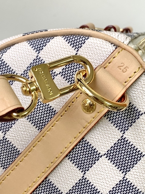 ผ้าใบเคลือบ Speedy Louis Vuitton Damier Azur 25 M46390