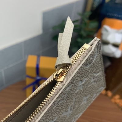 White Pochette Felicie LV Bag Spring In The City Monogram Empreinte