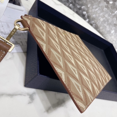 ODM Christian Dior Mini Designer Purses A5 CD Pouch Bag Diamond หนังแท้