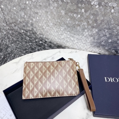 ODM Christian Dior Mini Designer Purses A5 CD Pouch Bag Diamond หนังแท้