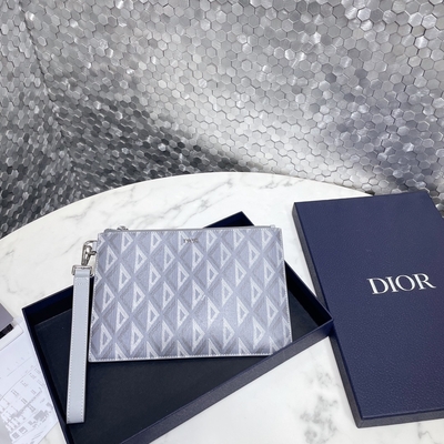 ODM Christian Dior Mini Designer Purses A5 CD Pouch Bag Diamond หนังแท้