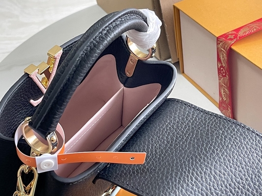 หนังแพะซับกระเป๋าแบรนด์ดัง Louis Vuitton Capucines Mini
