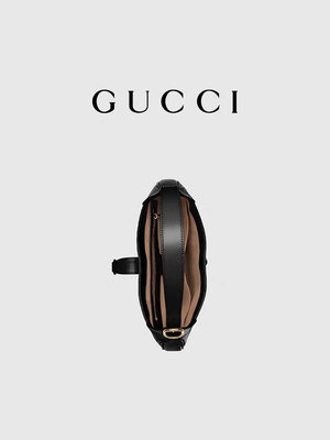 กระเป๋า Jackie หนังสีดำปี 1961 โดย Gucci Time Honored Classic Golden Accessories