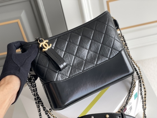 มือสอง Chanel Gabrielle Shoulder Bag Hobo Handbag Calfskin