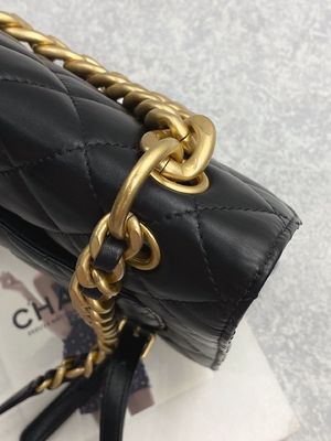 2023 SS Chanel Woc กระเป๋าคลัตช์แบบมีซิป Casual Street Style