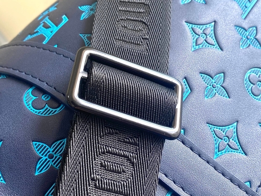 กระเป๋าบุรุษแบรนด์ใหญ่ Keepall BANDOULIÈRE 50 Blue Boston Bags