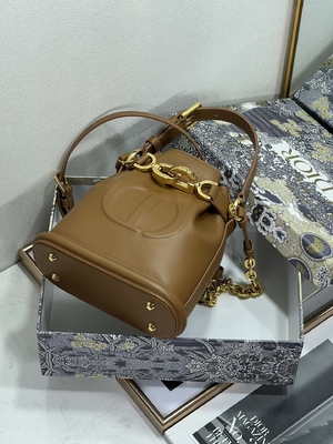 กระเป๋า C'est Dior ลายนูน Gold Saddle CD Christian Dior Sport Bag หนังลูกวัว