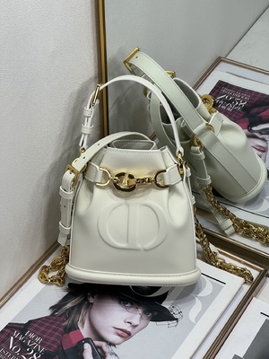 กระเป๋า C'est Dior ลายนูน Gold Saddle CD Christian Dior Sport Bag หนังลูกวัว