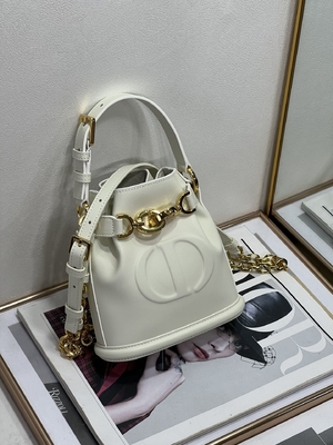 กระเป๋า C'est Dior ลายนูน Gold Saddle CD Christian Dior Sport Bag หนังลูกวัว
